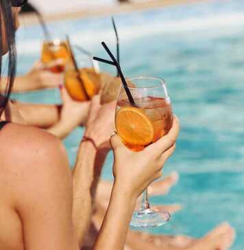 Fresh Cocktails In Hands