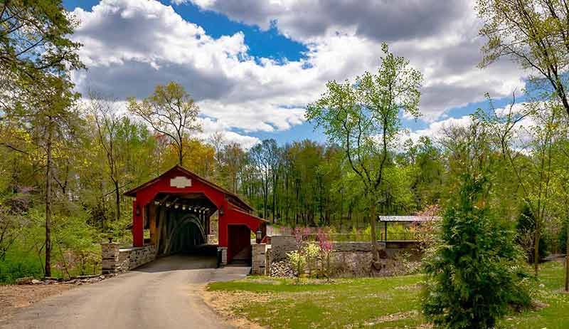 best things to do in lancaster pa red bridge surrounded by greenery