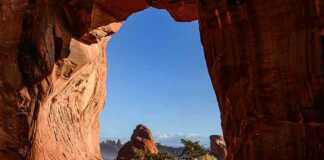 Arch View In Arches National Park