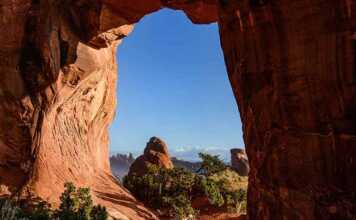 Arch View In Arches National Park
