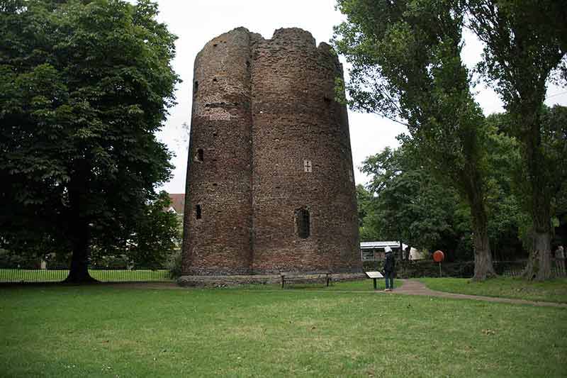 The Medieval Cow Tower At Norwich