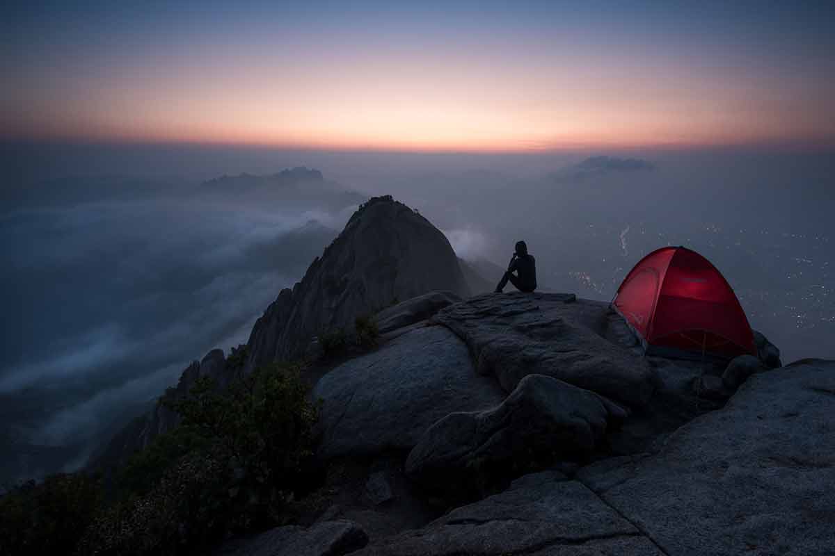 Seeing the sunrise at Bugaksan Mountain is one of the best things to do near seoul
