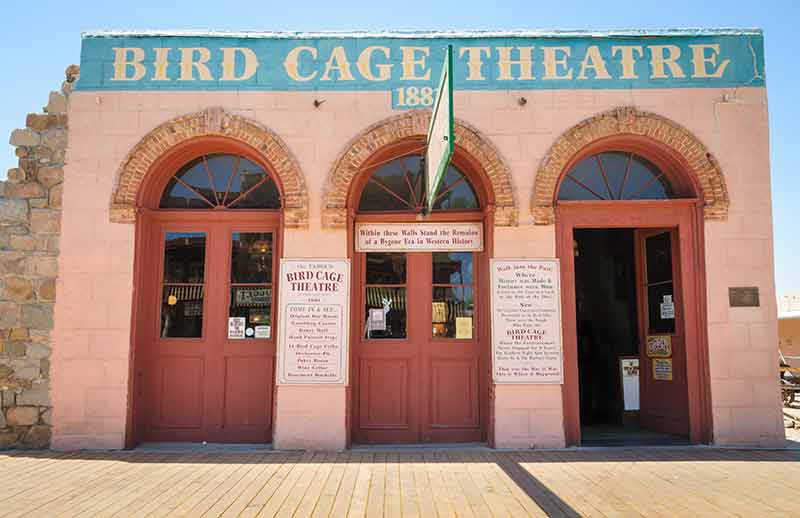 best things to do in tombstone, az Bird Cage Theatre