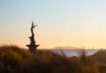 20 Things to Do in Ventura That Capture the Best of Coastal California best things to do in ventura Mermaid statue at the entrance of Ventura harbour