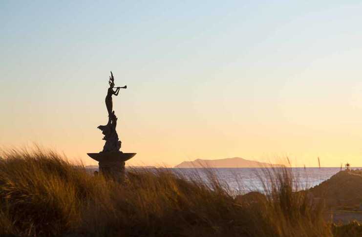 20 Things to Do in Ventura That Capture the Best of Coastal California best things to do in ventura Mermaid statue at the entrance of Ventura harbour