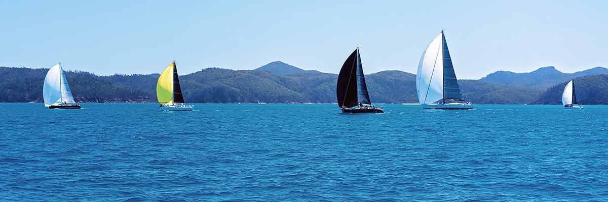 Yacht Racing Around The Whitsunday Islands Great Barrier Reef