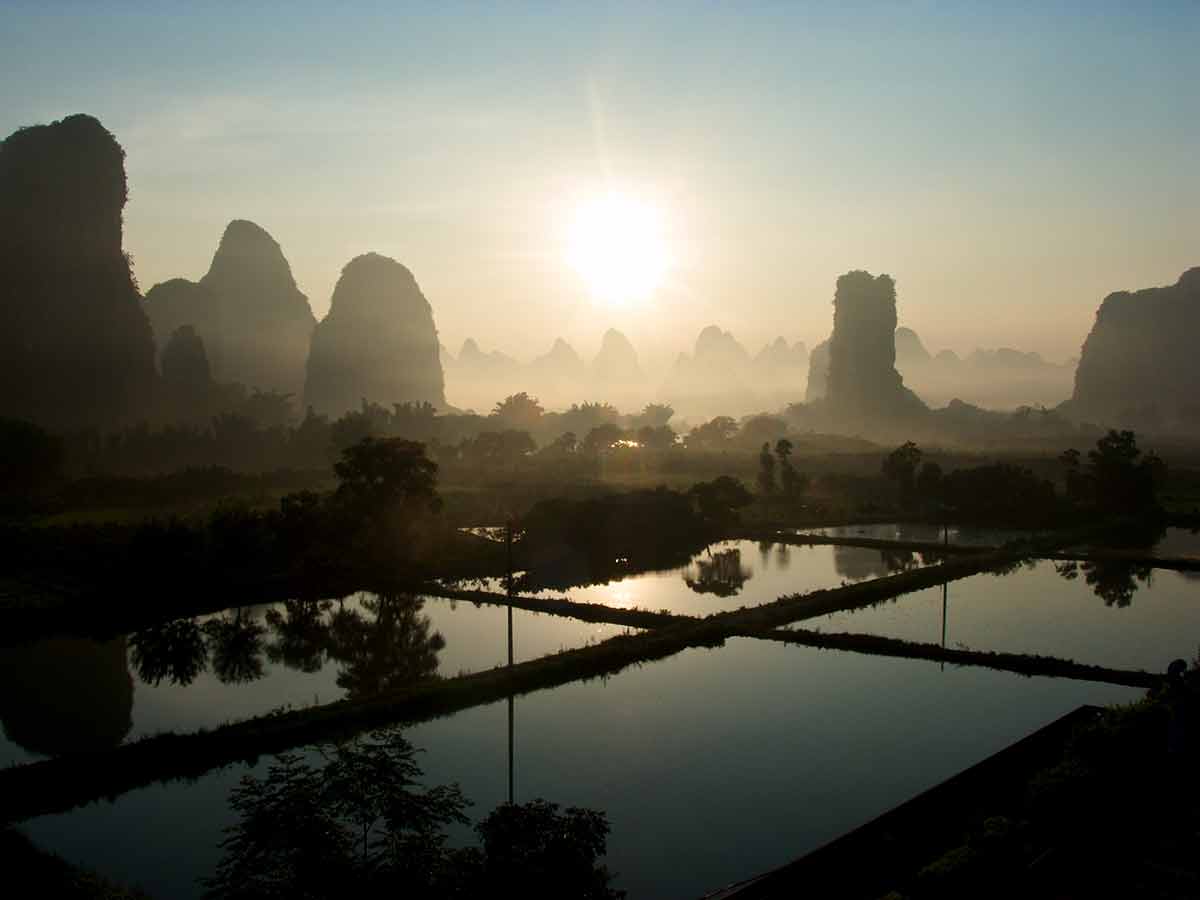 best time to visit China temperature Guilin Yangshuo