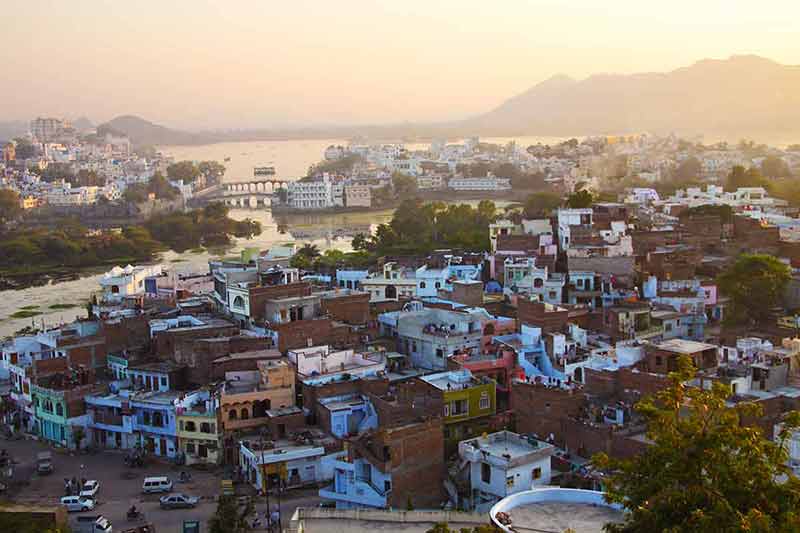best time to visit India udaipur an areal view of Udaipur