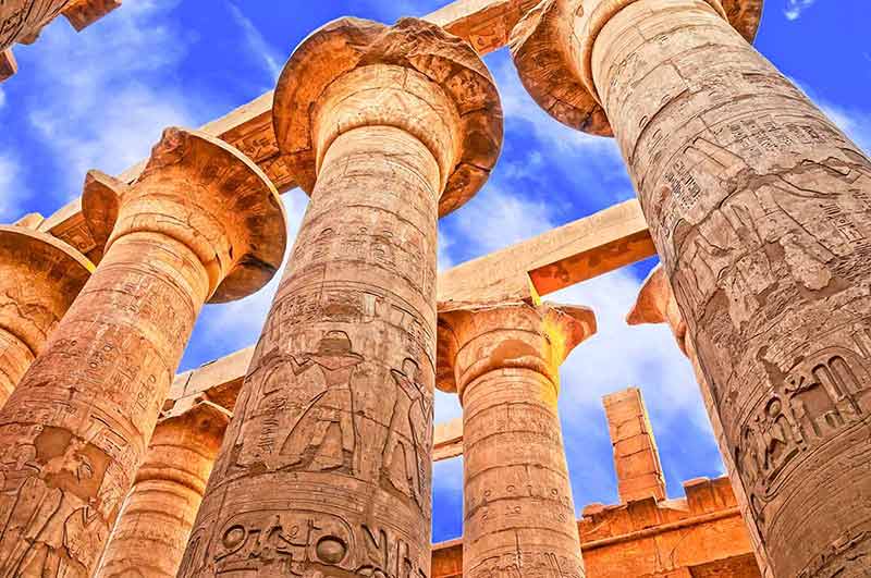 best time to visit egypt temperature Great Hypostyle Hall