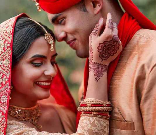 best time to visit in summer in india young hindu couple on their wedding day