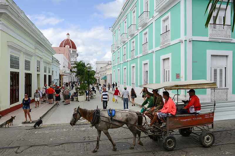 best time to visit varadero cuba horse and cart in Cienfuegos
