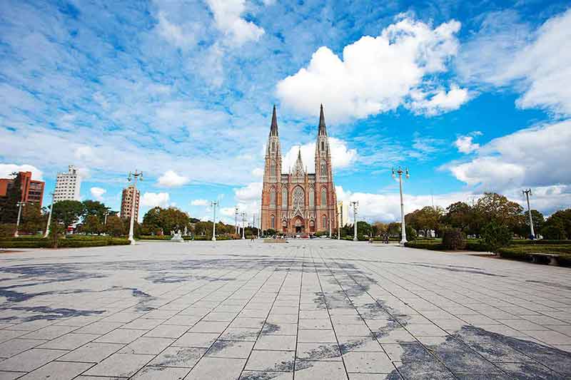 The Cathedral In The City Of La Plata, Argentina