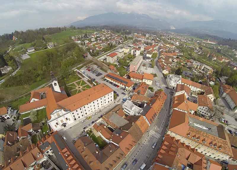 Aerial View On Kamnik In Slovenia