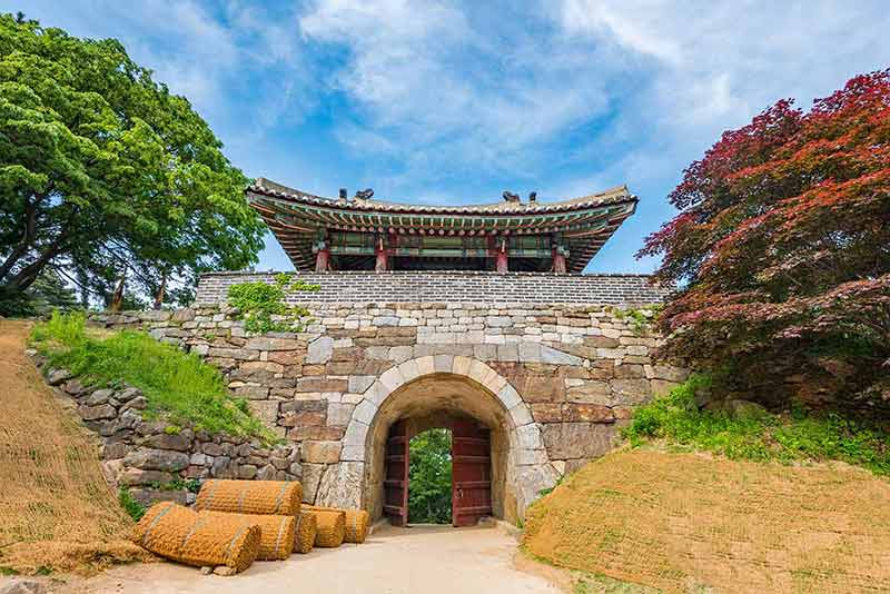 Namhansanseong Fortress In Seoul Korea