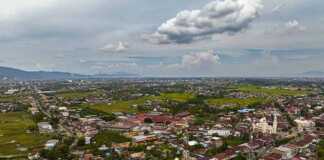 Aerial View Of Banda Aceh, Sumatra, Indonesia