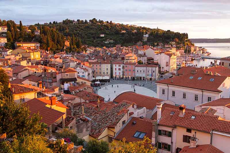 Picturesque Slovenian Old Town Piran