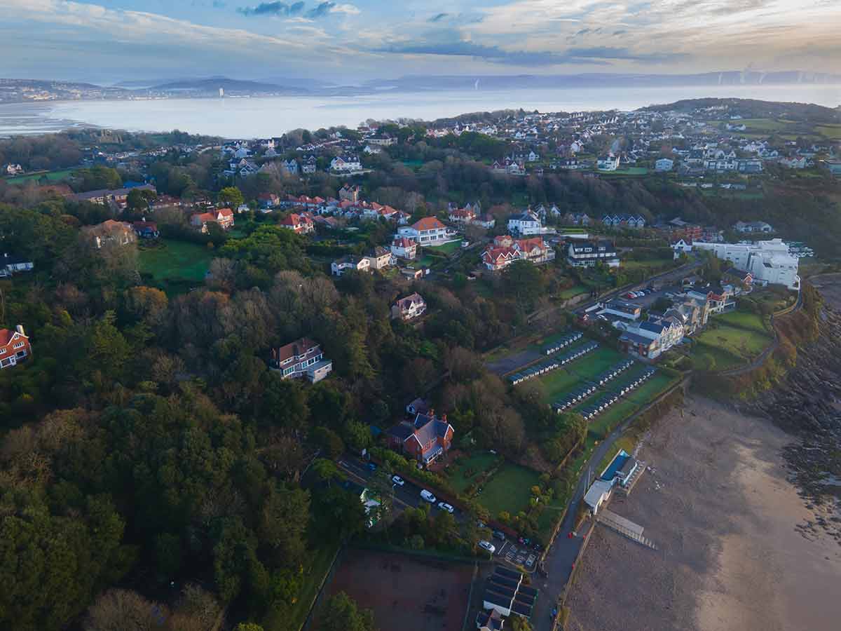 Overlooking Swansea Bay From Langland Bay Beach