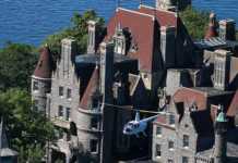 This Fairytale Castle Near Canada Is Almost Too Beautiful To Believe boldt castle hel;icopter