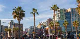 Boston To Los Angeles: The Ultimate Coast-To-Coast USA Road Trip the streets of San Diego with tall palms