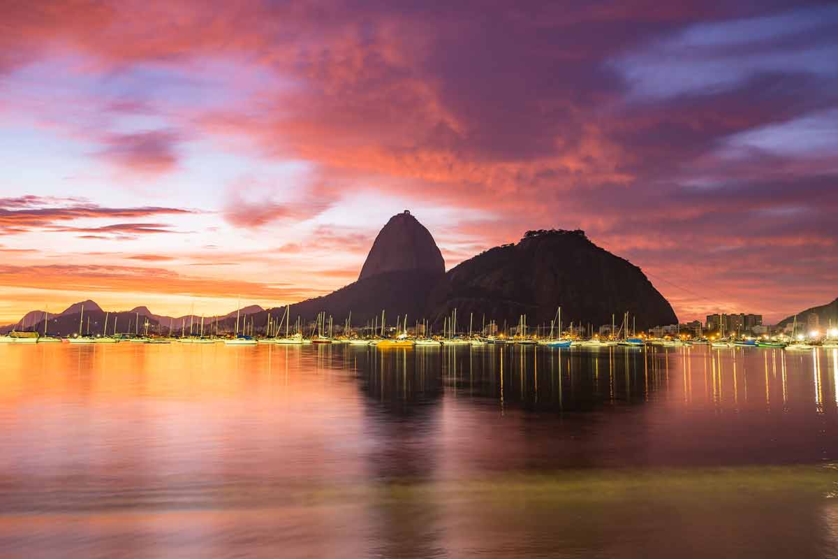 brazil rio at night