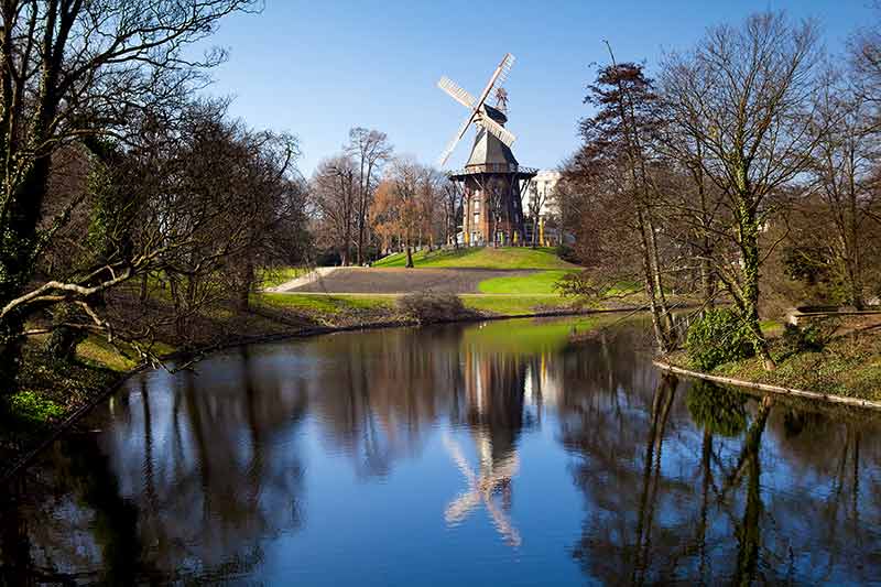 Windmill In Bremen