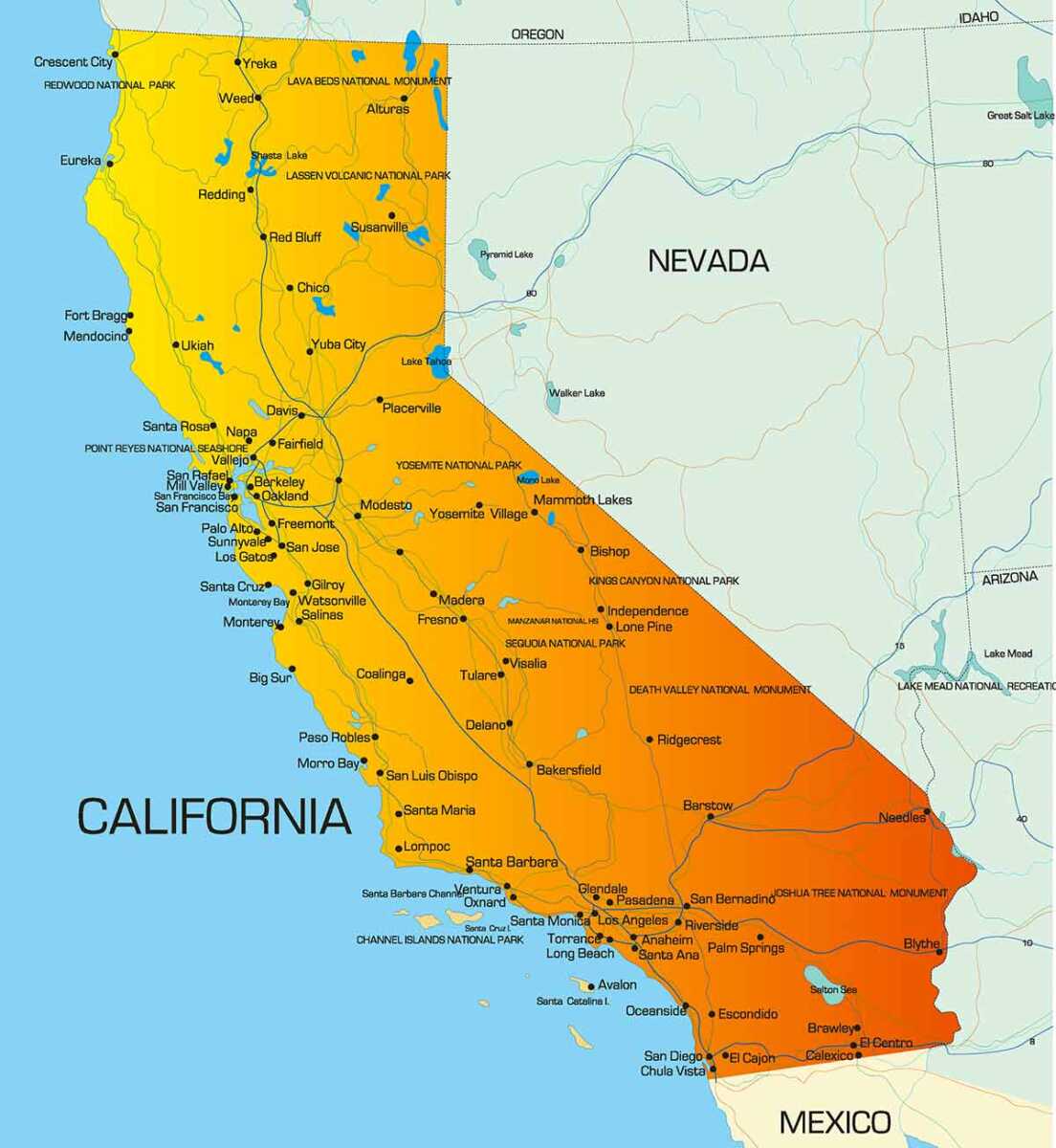 california map