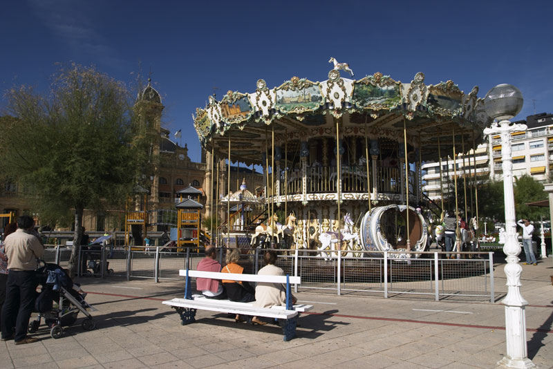 carousel in san sebastian