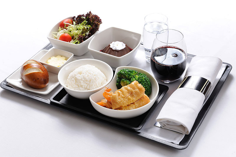 cathay pacific business class food