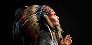 cherokee american indian woman headress
