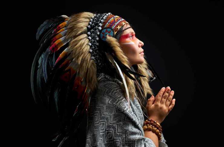 cherokee american indian woman headress