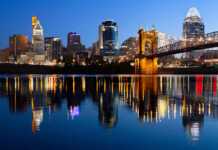 20 Amazing Things To Do In Cincinnati cincinnati skyline at night