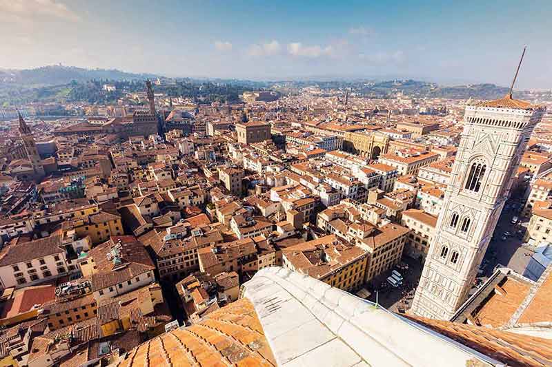 Florence - Aerial View Of The City