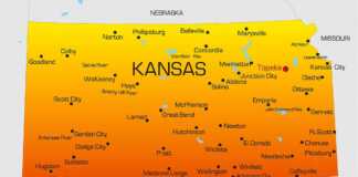 cities in kansas map