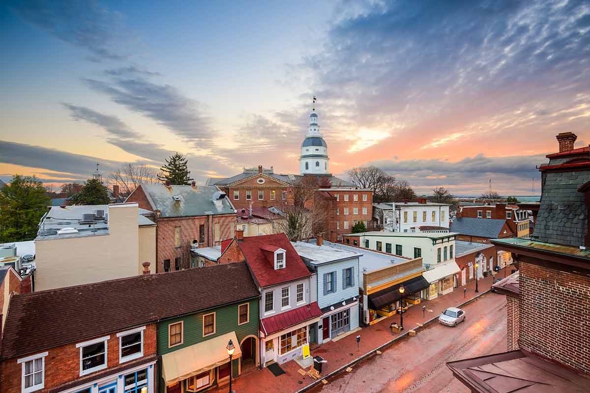 charming historic buildings in Annapolis