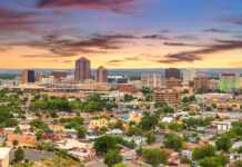 20 New Mexico Cities And Towns That Feel Like Another World Aerial view of Albuquerque