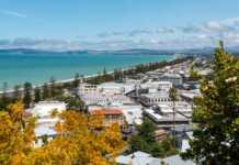 20 Stunning Cities And Towns In New Zealand You Have To See Art deco buildings in Napier aerial view
