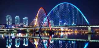 Expo Bridge In Daejeon, South Korea