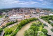 20 North Dakota Cities And Towns For An Unexpected American Adventure aerial view of fargo