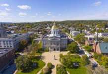 20 Things To Do In Concord NH For A Perfect Weekend concord new hampshire aerial view of the state capitol building