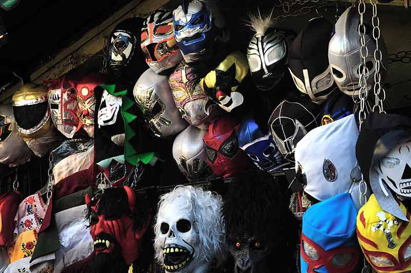 crazy things to do in tijuana Halloween and Mexican wrestling masks