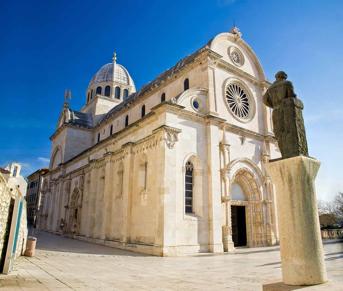 st james cathedral in Croatia is a monument to religion