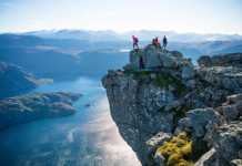 cruising the fjords in norway
