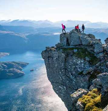 cruising the fjords in norway