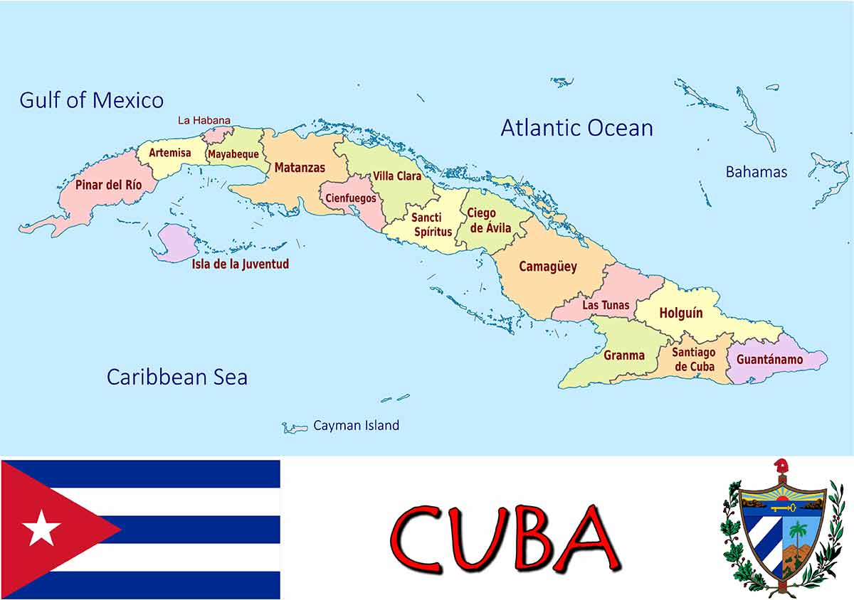 cuba climate best time to visit Cuba map