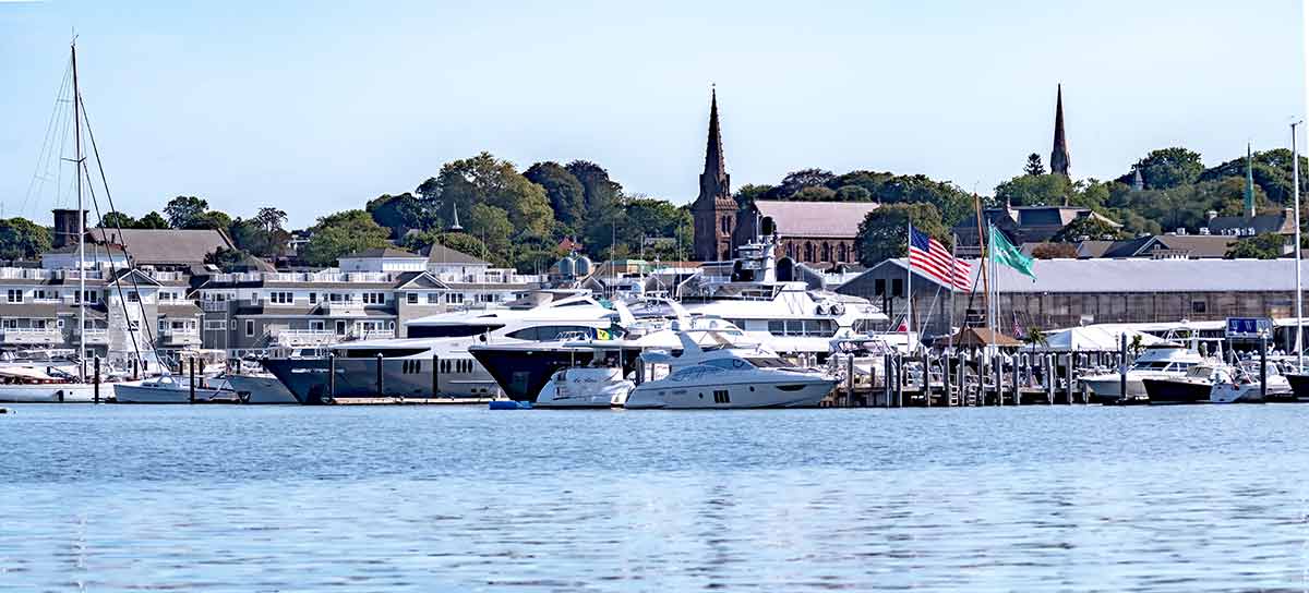 day train trips from boston luxury yachts moored at Newport