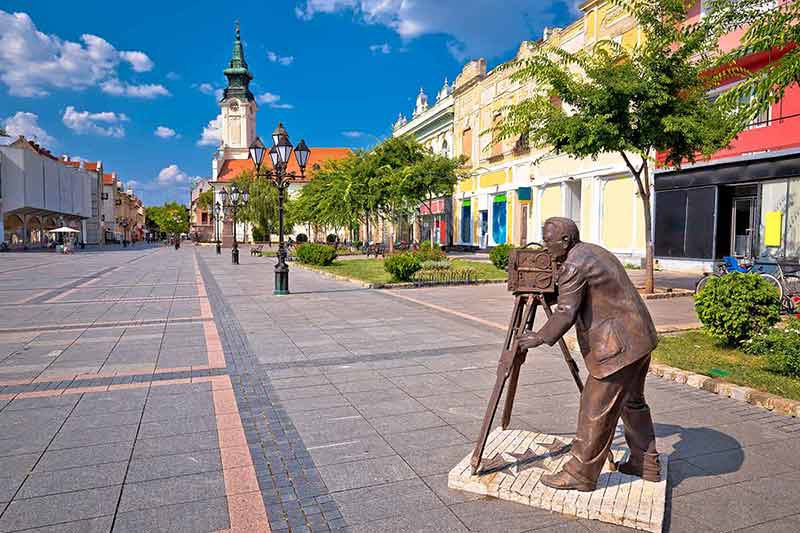 day trips from belgrade town of sombor square
