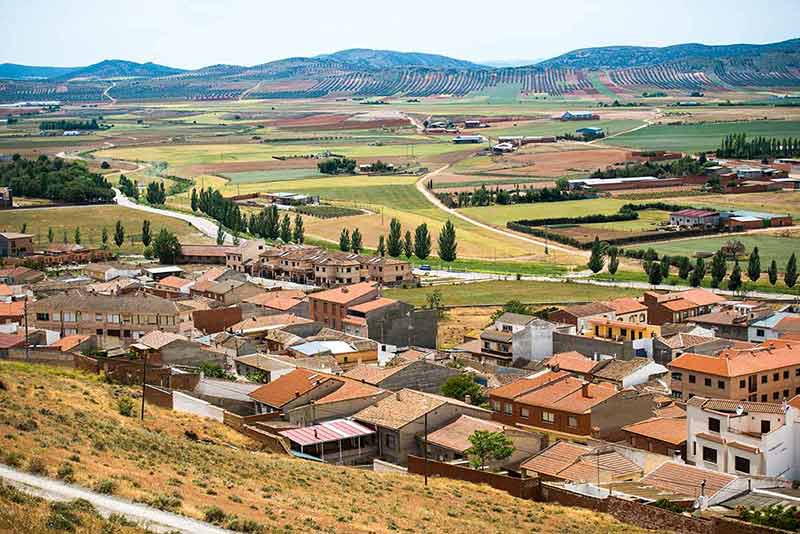 day trips from madrid Consuegra and green countryside