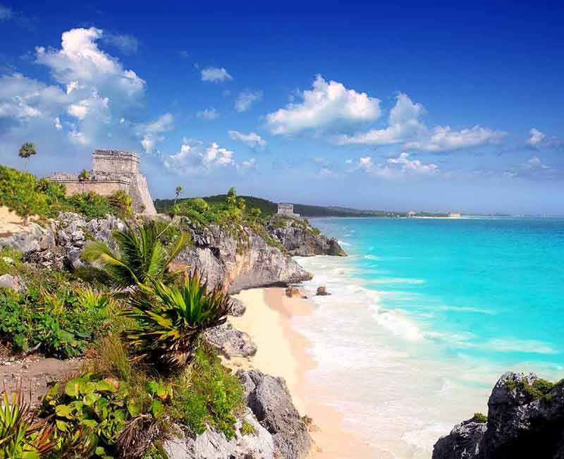 day trips from tulum ruins by the sea