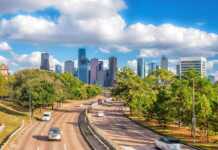 Houston to New Orleans: The Southern Road Trip That’s Full of Surprises Downtown Houston skyline with blue sky