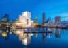 Downtown Cleveland Skyline From The Lakefront